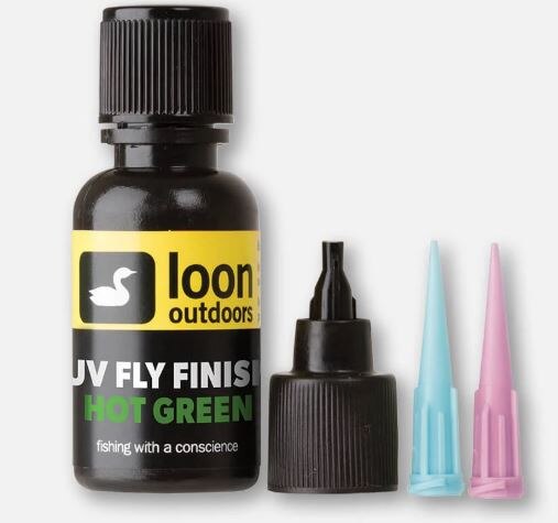 Loon UV Fly Finish in Hot Green